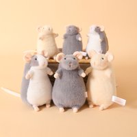 Hot 15/21cm Cute Fancy Rat Plush Toys Soft Stuffed Animal Doll Small Mouse Pendant Keychain Funny Gifts Decoration Accompanies
