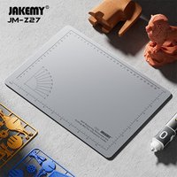 JAKEMY Premium Samonaprawiająca się Mata do Cięcia A4, Wysokiej Jakości Materiał Nano, Linie z Podziałką Imperialną i Metryczną - Idealna do Cięcia, Szycia