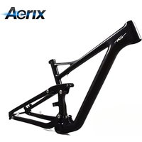Carbon Full Suspension MTB Frame 29er Enduro Mountain Bike Frame Boost 12x142mm Thru Axle PF30 Bottom Bracket Rear Travel 122mm