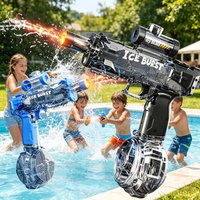 LED Electric Water Guns for Kids Automatic Continuous Firing Water Blasters Summer Outdoor Pool Beach Water Fighting Games Toys