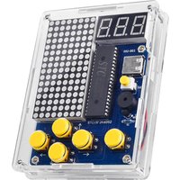 DIY Pixel Game Maker Kit Electronics Practice Solder Learning Assembly with Shell 3X Battery Box Tetris DIY Soldering Project