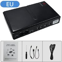 DC1018L UPS Uninterruptible Power Supply 5V-12V Output 18650 Replaceable Battery for Router NAS Modem Network Equipment DC1036L