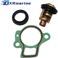 66M-12411-00 -01 Thermostat Kit 140°F 60°C 6G8-12411-00 -01 -02 -03 For Yamaha 2.5-450HP Outboard 6AH-13411-00 Sierra 18-3541