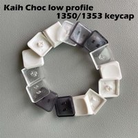Ultra-slim no Letter Choc Low Profile Keycap for Kaih 1350/1353 Chocolate Switch V1/V2 Adapter Optional
