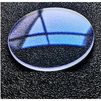 AR Coated 1.5mm Edge Thick Double Domed Sapphire Watch Crystal with Blue Hue Round Glass 30mm to 38.5mm W3081