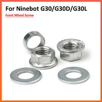 Front Wheel Screws For Ninebot Max G30 G30D Electric Scooter Nuts Gaskets Bearing Steel Ring Assembly Parts