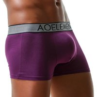 Men's Underwear U-Convex Anti-Movement Bullet Type Separated Spermatic Vein Boxer Briefs Varicose Scrotum Support Bag