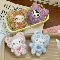 1/4 Pcs Kawaii Plush Hello Kitty Keychain Pendant Kitten Keychain Student Decoration Accessories