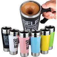 450ML Automatic Stirring Electric Mixing Cup Coffee Milk Self Stirring Mug Stainless Steel Thermal Smart Double Insulated Cup