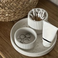 3pcs/set Storage Box Silicone Mold DIY Round Tray Epoxy Resin Molds Handmade Gypsum Plaster Concrete Cement Crafts Candle Holde