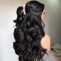 13x6 Body Wave Brazilian Wig 38 Inch HD Transparent Lace Front Human Hair Wigs 13x4 200 Density Human Hair Wigs Pre Plucked