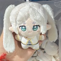 In Stock Frieren Fanmade Cotton Doll Anime Character Stuffed Plush Figure Cute Collectible Doll Toy Surprise Gift For Fans