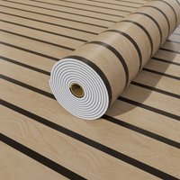 40cmx3m Thick Brown Plaid Wallpaper Peel Stick Waterproof Stain Resistant Wall Sticker For Living Room Ceiling Wall Decoration