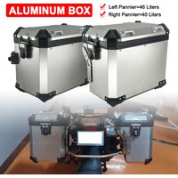 Motorcycle Saddlebag Panniers Aluminum Suitcase For BMW R1250GS Adventure R1200GS R1250GS LC ADV 2013-2021 2022 2023 Luggage Box