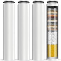 AT43-4 Pack Replacement Filter For Cobbe Handheld Shower Head Filter Cartridge For Water Softening, Removes Chlorine