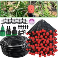 Garden Drip Irrigation 1/4'' 13cm Sprinkler Automatic Watering System Kit for Bonsai Pot Plant Flower Vegetable Greenhouse