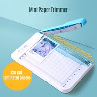 【New】KW-trio Paper Trimmer 6-Inch Guillotine Paper Cutter Photo Cutting Machine 10 Sheets Capacity Paper Slicer with Grid Line