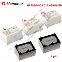 5PCS/Lot Original HF7520 005-HSTP HF7520 012-HSTP HF7520 024-HSTP HF7520 DC5V 12V 24V Normally open 4-pin 16A DC5V 12V 24V Relay