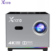 XNANO X3 Native 720P Projector Electric Focus Auto Keystone Voice Control Android 11 Dual WiFi Home Cinema Beamer Support 4K