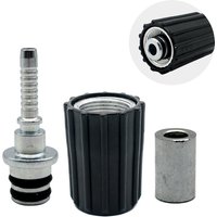 High Pressure Washer Hose Insert Fittings D14&15mm Ring Nut M22 Car Washer Water Cleaning Hose Pipe Fitting Twist Connector Hi