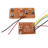 4CH RC Remote Control Circuit PCB Transmitter Receiver Board RC Car Accessories with Antenna Radio System