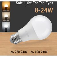 4PCS E27 B22 Base Led Bulb 8W 18W 20W 24W Lamps Hight Lumen AC220V 230V 110V Light Lamps for Home Derection Living Room Lighting