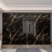 Marble Self-Adhesive Peel and Stick Wallpaper Vinyl Waterproof Oil-Proof Home Kitchen Living Room Wall Decor Removable Wallstick