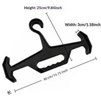 Diving Suit Hanger Heavy Duty Extra Strong Plastic Organizer For Equipment Paintball Vest Military Storage Display