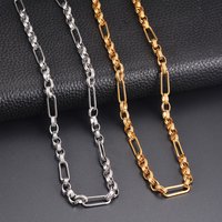 1 piece Stainless Steel Handmade 5:1 Chunky Circle Chain Heavy Thick O Ring Chain for Men Women Jewelry Making Supplies