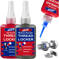Threadlocker Blue/Red Threadlocking compound Automotive Industrial Repair Anaerobic adhesive Sealant Medium-to-high strength, oil-resistant, high-temperature resistant Blue, removable,1-6pcs.