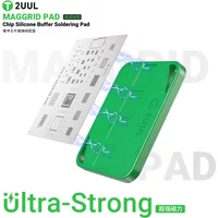 2UUL MagGrid Magnetic Planting Tin Pad Universal BGA Reballing Stencil Absorption Silicone Mat Mobile Phone CPU IC Repair Pad