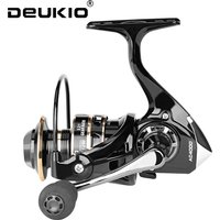 DEUKIO Spinning Reel 2000-7000 MAX Drag Power 12KG Speed Ratio 5.2:1 Metal Spool rocker arm EVA Grip Fishing Reel Saltwater