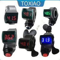 Red Blue voltage display thumb throttle electric bicycle governor switch Electric door lock electric scooter three-speed switch