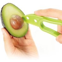 3 In 1 Avocado Slicer Shea Corer Butter Fruit Peeler Cutter Pulp Separator Plastic Knife Kitchen Vegetable Tools kitchen tool