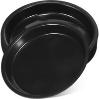 10Pcs Plastic Plant Saucers Suitable Size Round Flower Pot Trays Flat Bottom Drainage Trays for Indoor Outdoor Garden