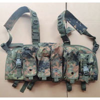German Flecktarn Jungle Camouflage AK Magazine Chest Rig Outdoor Green
