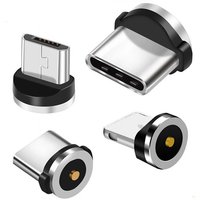 1/3/5pcs Magnetic Cable Micro USB Type C Magnetic Charge Charger Cable for Huawei Android Mobile 1m 2m cable