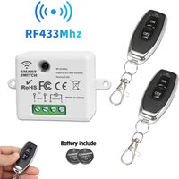 RF 433MHz Wireless Remote Control Switch Smart Home 110V 220V 10A Mini Controller Relay ON/OFF Transmitter Wall Light Switches