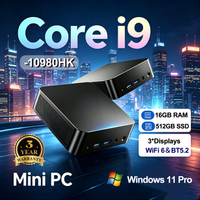 2026 Brand New Windows 11 Mini PC Intel Core I9 10980HK MINI PC 16GB 32GB DDR4 2048GB SSD WIFI 6 BT5.2 Gaming MINI PC