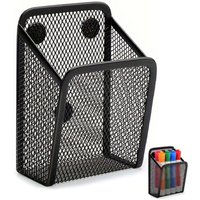 Magnetic Mesh Pencil Holder Easy to Install Pencil Organizer Small Items Basket Ideal Gift for Stationary Lovers