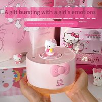 Kawaii Hello Kitty Bluetooth Speaker Humidifier Sanrio Small Office Dormitory Desktop Sprayer Cute Girl Birthday Gift