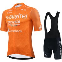 2025 Euskaltel Euskadi Team Cycling Jersey Set Men Cycling Clothing Race Road Bike Suit Bicycle Bib Shorts Maillot Ropa Ciclismo