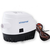 750GPH 1100GPH Automatic boat bilge pump 12V 24V DC submersible electric water pump small 12V Volt 750 1100 Gph auto