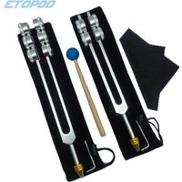 32Hz 64Hz 128Hz Tuning Forks Aluminum Alloy Special Frequency Tuning Fork Percussion Instruments With crystal base