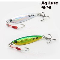 Jig Lure Jigging Fishing Lures 3g 5g Casting Swimbait For Small Fish Slowly Sinking Metal Artificial Bait Pesca Fishing Tackle
