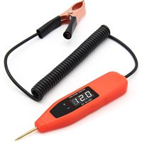 5V 120V Digital Car Circuit Voltage Tester Pen with Polarity Detection Pure Copper Probe Auto Electrical Diagnostic Tool