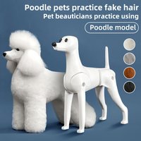 Pet Simulation Hair Beauty Fake Beautician Practicing Dog Standard Poodle Full Body Skeleton Model Dog for Pet Grooming image 4