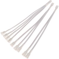 4 Pin 1 To 1/2/3/4 Motherboard CPU Fan Computer Case Fan Extension Adapter Cable PWM Female To 4 Pin Splitter Cable