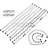 Marumine High-Tech MOC Blocks 11L 41L String Compatible with x127c11 x127c41 14226 63141 Building Bricks Chain Mechanics Program