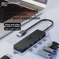 Aigo USB 3.0 Hub with Power Adapter Type C Port Multi Port Extender for Laptop PC Macbook